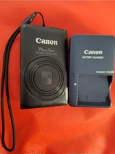 Canon PowerShot ELPH 300 HS Digital Camera 12.1MP Black, Charger,Battery,SD Card