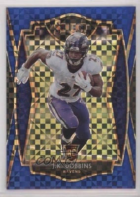 2020 Panini Select Premier Level Blue Prizm /149 JK Dobbins #152 Rookie RC 10qe
