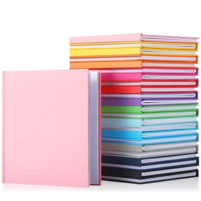 24 Pcs 5 x 5 Inch Hardcover Blank Book Bulk Small Sketch Pad to Write Stories...
