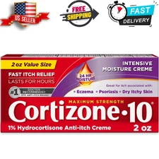 Cortizone 10 Maximum Strength Intensive Moisture Anti-Itch Cream 2 oz