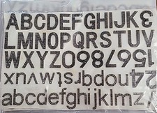 Letters Numbers 124 Pieces Glitter Rhinestone Caft Decorations
