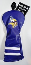 Team Golf Minnesota Vikings Vintage Fairway Golf Club Headcover With Number Dial