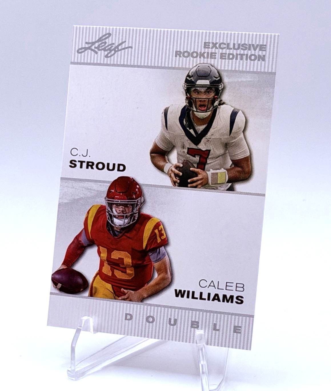 2023 Leaf Exclusive Rookie Edition Double CJ Stroud/Caleb Williams #ERE-02