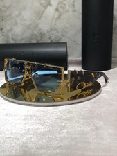 Cazal Sunglasses Legends Blue Tortoise Shell Havana Square Bold Glasses