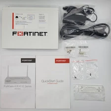 Fortinet Fortigate-60E Network Security Firewall Initialized FG-60E w/Adapter