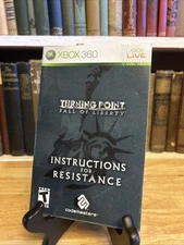 Manual Only Turning Point Fall Of Liberty Microsoft Xbox 360 Box Live Authentic