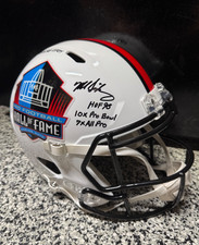 MIKE SINGLETARY signed auto HALL OF FAME Full Size Football Helmet w/ COA JSA