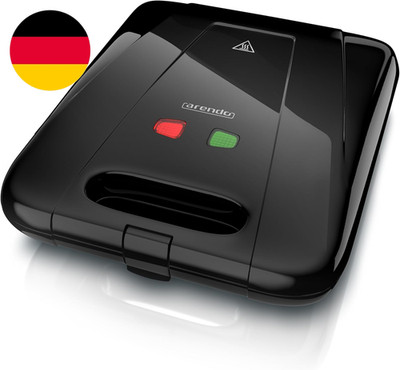 Arendo - Sandwichmaker XXL   Für 4 Sandwiches   1400 W   Sandwichtoaster Mit Ant