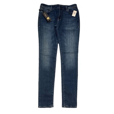 Mavi Alexa Mid Rise Skinny Jeans 32 (32x31) Dark Blue Stretch Denim Womens NWT