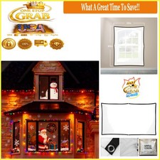 50x89 In Holographic Rear Projection Screen Foldable Portable 100 inch