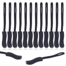 CooBigo 12Pack Zipper Pull Replacement, Golf Bag Parcord 01 - Black 12pcs