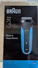 Braun Series 3 Close & Clean | Model 310s Wet & Dry Electric Shaver | Black/Blue