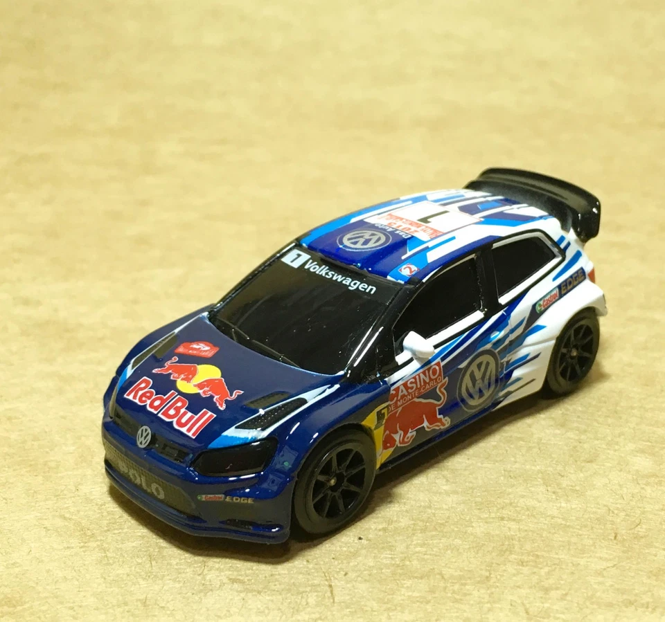 Majorette Volkswagen Polo R WRC - Rojo - Bul no.1 Blanco 1/57 (3") sin equipamiento Foto 4 de 4