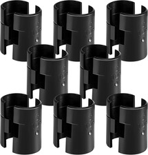 16 Pcs Wire Shelving Shelf Lock Clips for 1" Post, 8 Pairs of Shelving Sleeves R