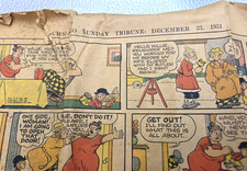 DECEMBER 23rd 1951 Chicago Sunday Tribune Newspaper Comics Page 3-4 DECEMBER 23rd 1951 Chicago Sunday Tribune Newspaper Comics Page 3-4