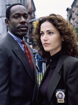NYPD Blue James Mcdaniel Kim Delaney 1998 Television Old Photo 4