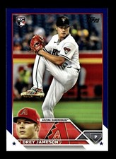 2023 Topps Series 2 Royal Blue Drey Jameson RC #502 Arizona Diamondbacks
