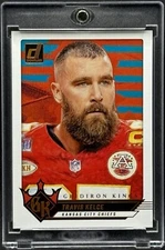 Travis Kelce RARE CANVAS  INVESTMENT CARD SSP PANINI CHIEFS MINT