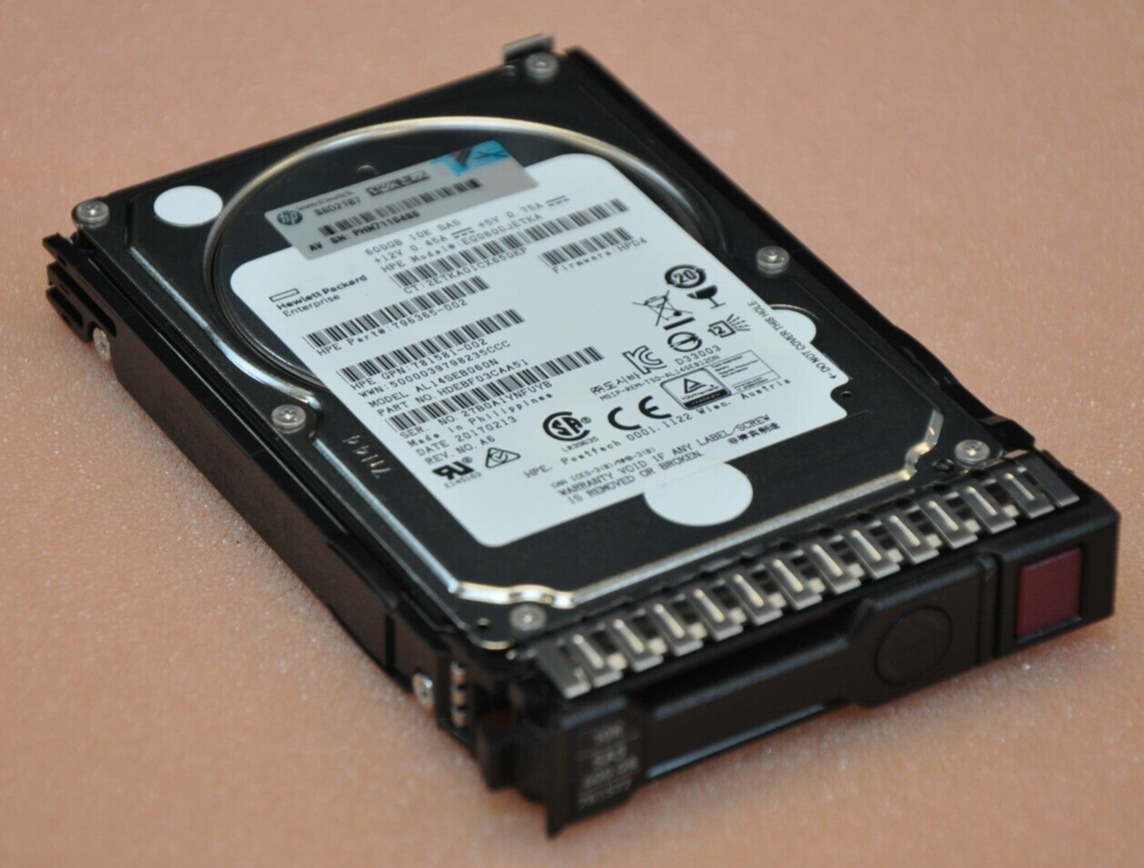 HP HPE 600GB 10K 12G SAS 2.5 inch SFF Hard Drive 781516-B21 781577 781577-001