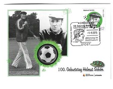 Numismatic letter Germany 2 Euro Helmut Schön Football 2015