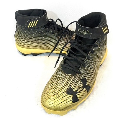 bryce harper black and gold cleats