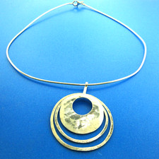 Silpada Sterling Silver Circle Pendant Necklace 2 17 inch