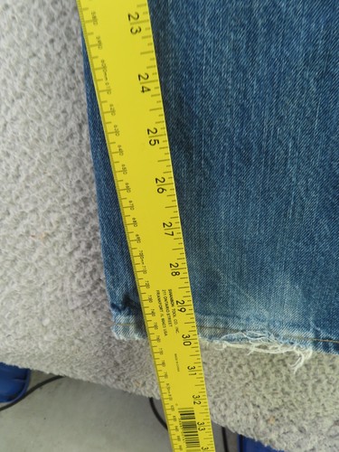 Ralph Lauren Polo Jeans Mens 36x30 Blue Denim Straight Loose Y2K - Picture 7 of 10