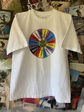 Vintage 90s 1997 Wheel Of Fortune Murina T-Shirt Size XL White 90s Game Show