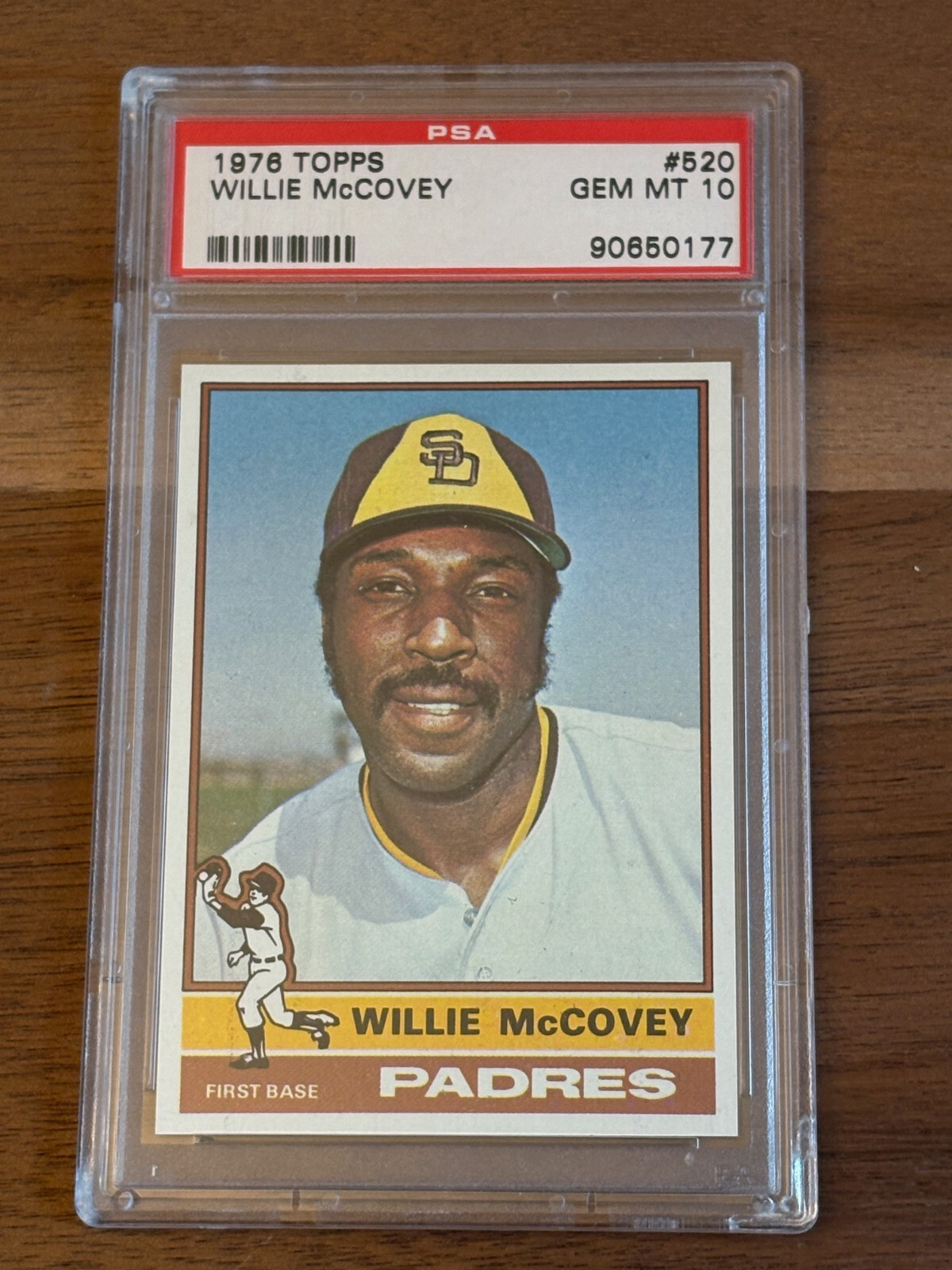 1976 Topps #520 HOF Willie McCovey - PSA 10