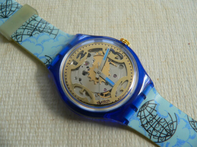 1993 Swatch Automatic Mappamondo SAN101 unworn - mint condition