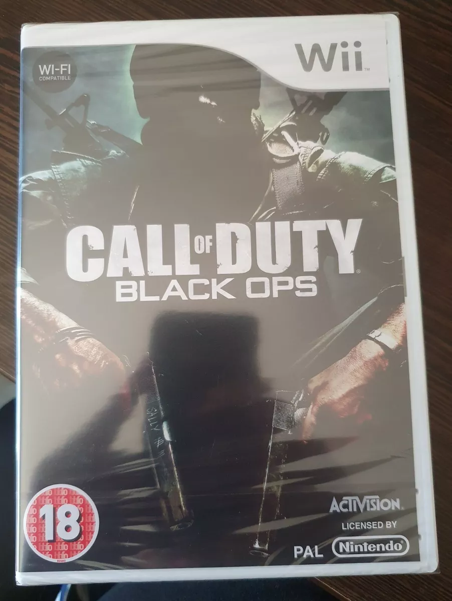 Call of Duty Black Ops for Nintendo Wii Brand New Sealed PAL