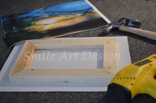 Modern Oil Painting on Canvas Print Wall Decor Art Framed %100 Handmade OPV13 - 第 2/4 張圖片