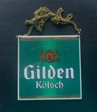 Zapfhahnschild " Gilden K&ouml;lsch", mit Kette.