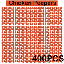 400PCS No Fighting Pinless Chicken Peepers Pheasant Poultry Blinders Spectacles