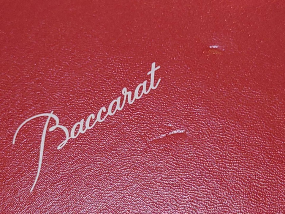 Chipped New Baccarat Wine Glass eBay