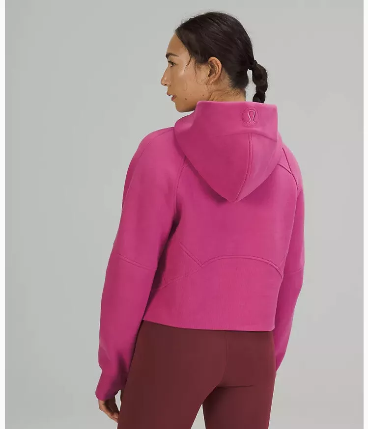 NWT Lululemon Scuba Oversized 1/2 Zip Hoodie Pink Lychee M/L New