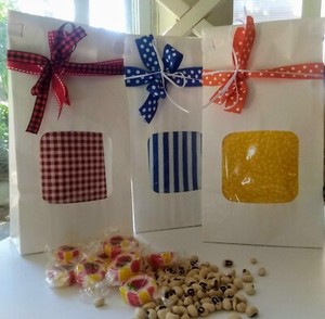 Download Bakery Bags with Square Front Window/ White Kraft Bags | eBay