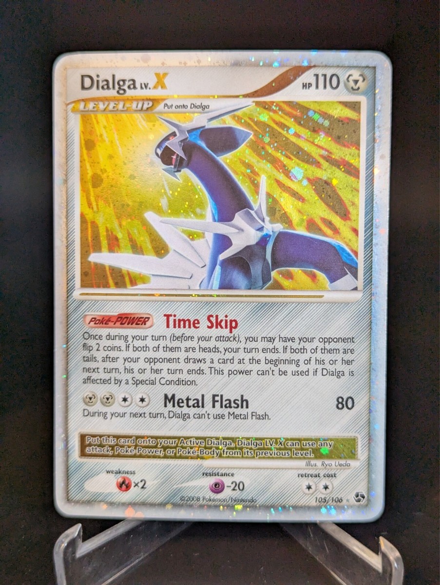Dialga LV.X - 105/106 - Great Encounters - LP - Pokemon - Read