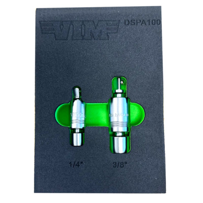 VIM Tools 2 Piece Dual Swivel Pinless Adapter Set