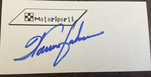 WARREN JOHNSON Personally Autographed Signed NHRA DRAG RACING Card FreeShip