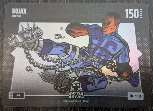 2024 Bo Jackson Battle Arena BOJAX Bo Jackson Day One Steel Battlefoil SP Promo