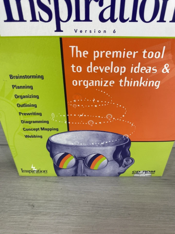 Vintage Inspiration Version 6.0 Brain Tool Software  Still Sealed Cd Rom. - Image 4 of 4