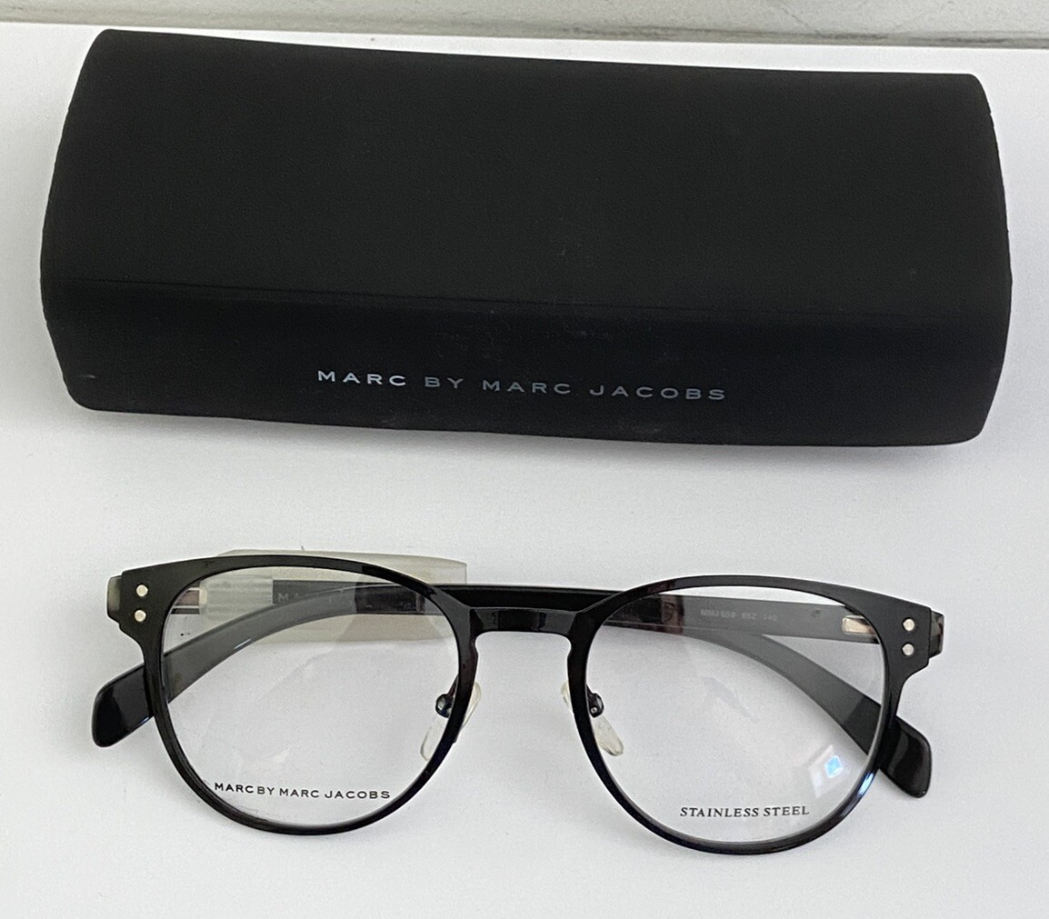 Marc Jacobs MMJ 659 monture optique homme de prestige en acétate noir