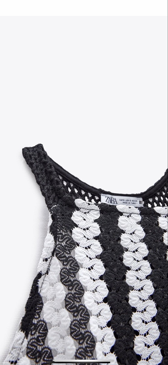 Zara Two-tone Lace Dress | eBay