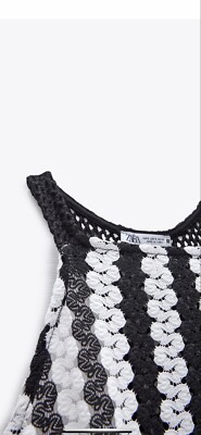 Zara Two-tone Lace Dress | eBay
