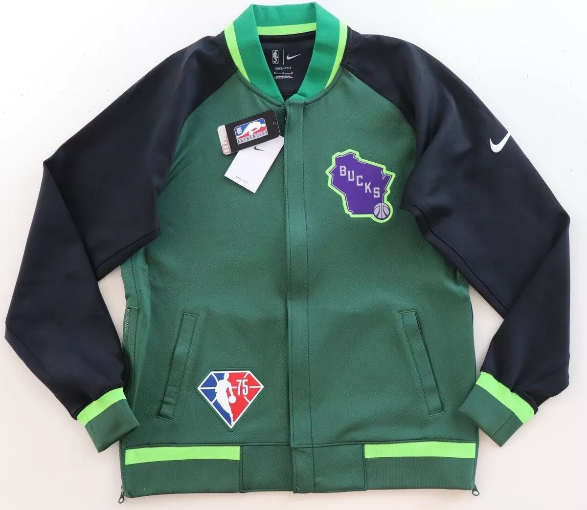 Nike Dri-FIT NBA Milwaukee Bucks Showtime City Edition Jacket