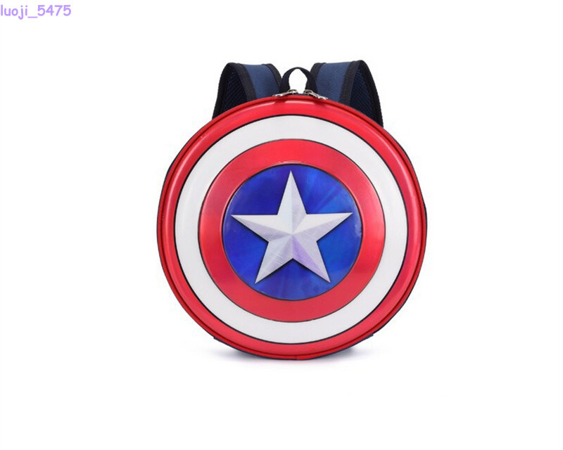 Marvel Capitán América Mochila Vengadores Cremallera Bolso Escolar Bolso de Hombro Regalo Nuevo
