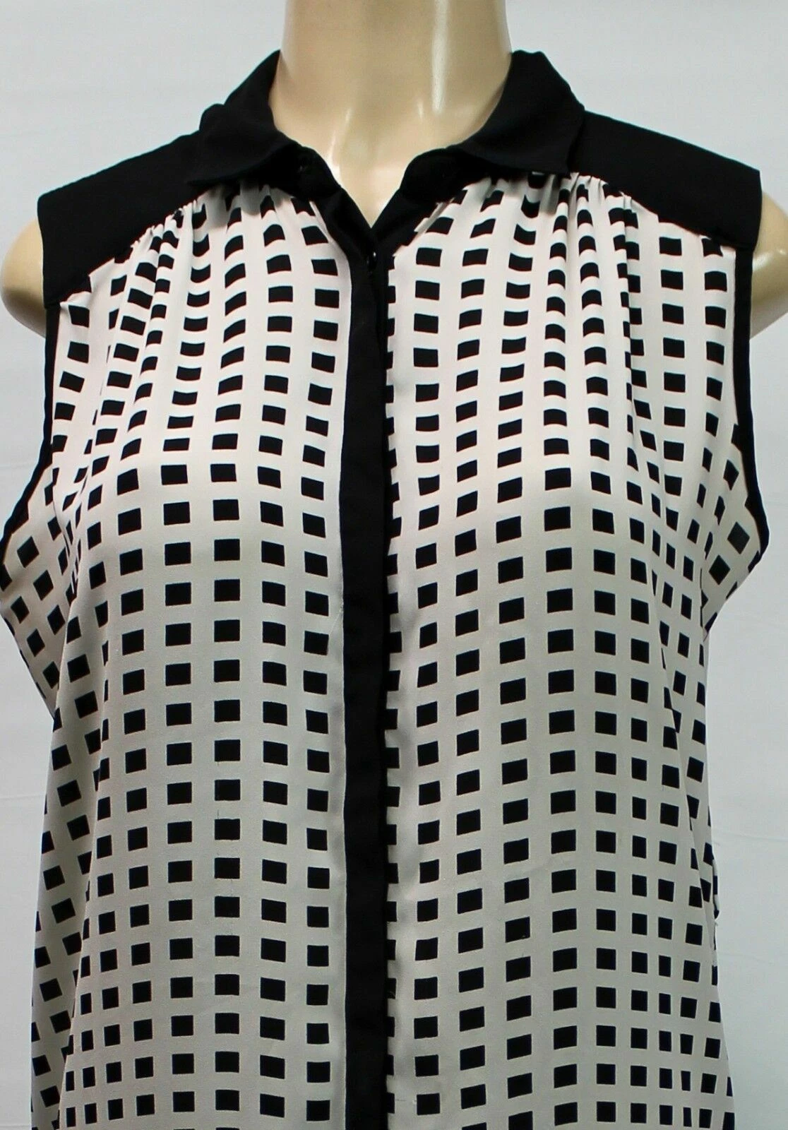 OFF WHITE Abito donna Dex nero bianco sporco taglia S