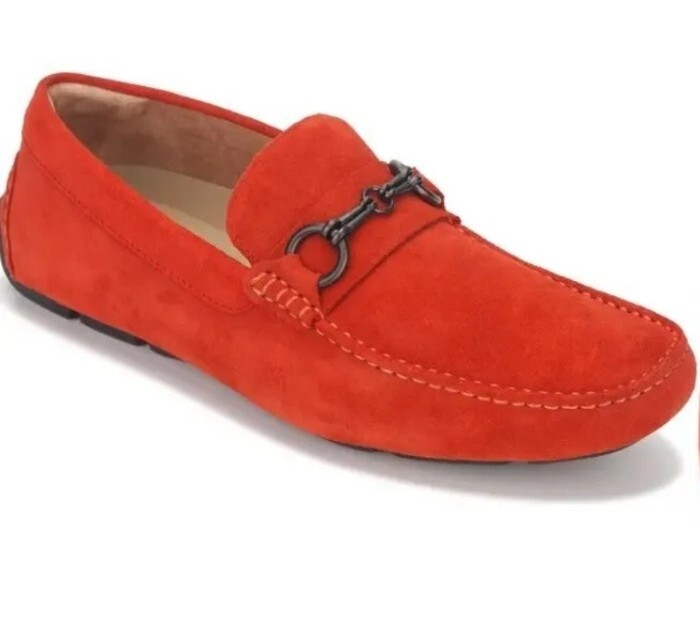 VTG KENETH COLE REACTION Suede Bit Moc Toe Loafers Shoes Mens Sz: 11.5 Kenneth Cole Reaction M Loafer Casual Shoes for Men for sale  main image 2