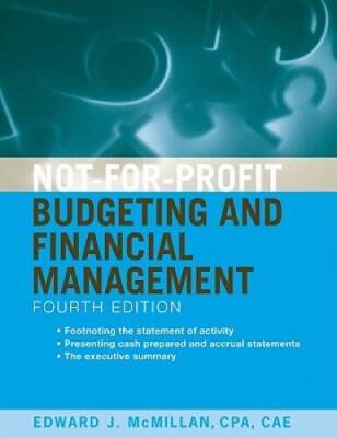 Not-for-Profit Budgeting and Financial Management - Paperback - GOOD